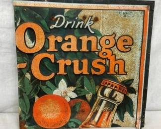 SST EMB. PARTIAL ORANGE CRUSH SIGN