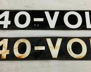 SSP 440-VOLT SIGNS 16X2 1/2