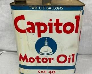2G. CAPITOL MOTOR OIL CAN