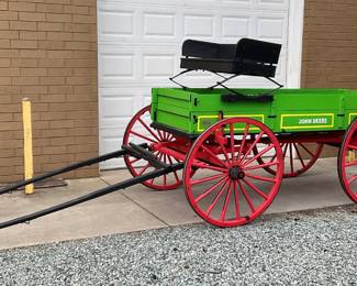 RESTORED JOHN DEERE BUCKBOARD WAGON