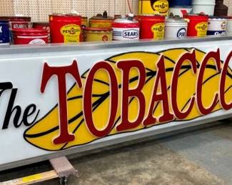 EMB. LEXAN TOBACCO CAN SIGN