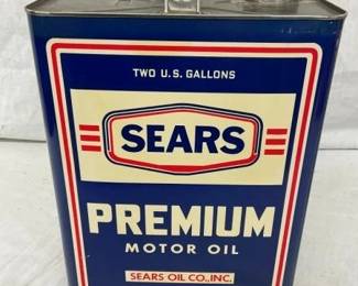 2G. SEARS PREMIUM MOTOR OIL CAN
