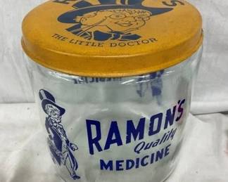 RAMONS JAR W/ LID 7X8