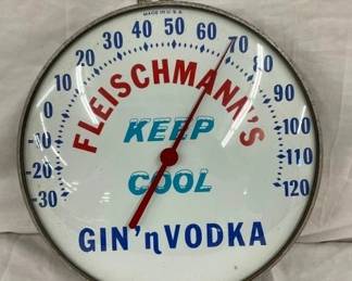12" FLEISCHMANNS GIN N VODKA THERM.