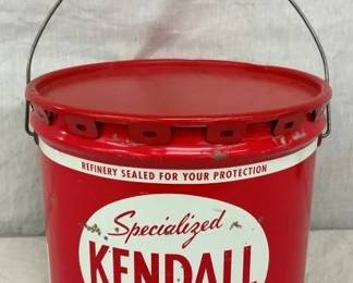 25PD KENDALL LUBRICATION CAN W/ LID