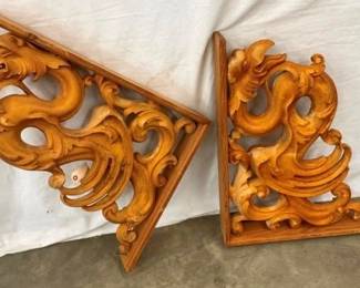ORNATE DRAGON SCONCHES