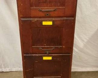 OAK LEGAL FILE CABINET