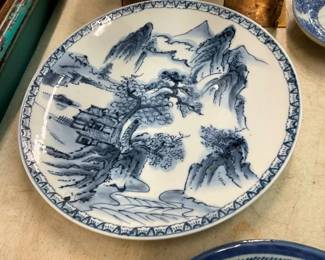 CHINESE BLUE CHARGE PLATE