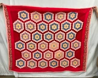 EARLY HANDMADE QUILT