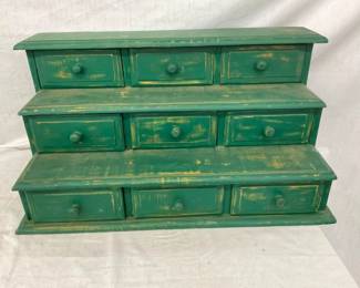 UNUSUAL STEPBACK APATHCARY CABINET 24X12