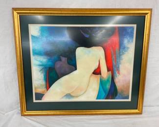 LITHOGRAPH BY FRENCH ARTIST 37X31