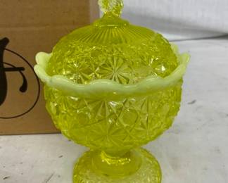 FENTON GLASS W/ ORIG. BOX