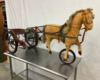 EARLY VICTORIAN PONY W/ CART