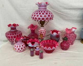LARGE COLLECTION FENTON CARNIVAL GLASS