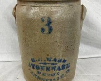 3G. STONEWARE JAR
