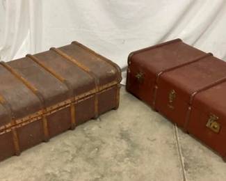 2 EARLY CARGO TRUNKS