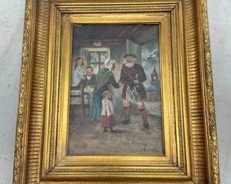 GERMAN OIL ON CANVAS