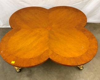 46" MID CENTURY CLOVE LEAF TABLE