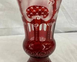 10" EARLY CUT TO CLEAN VASE