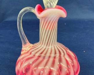 7" FENTON SWIRL CRUET