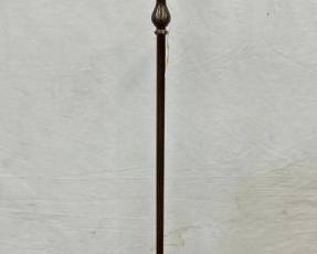 61" EARLY FLOOR LAMP W/ MILKGLASS SHADE