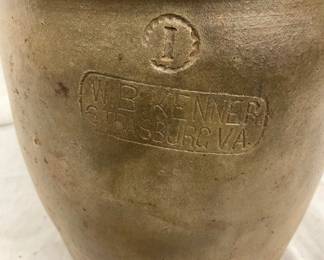 CLOSEUP W/ SALT GLAZE JAR