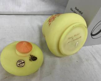 FENTON GLASS W/ ORIG. BOX