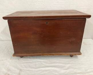 UNUSUAL SIZE DOVETAIL WALNUT 24 1/2X15