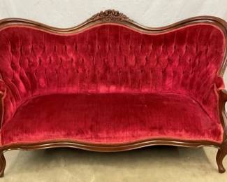 VICTORIAN PARLOR SOFA