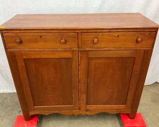 48" LATE 1800'S PRIM. JELLY CUPBOARD
