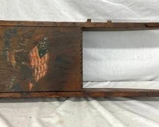 EARLY WOODEN SLED 38X12