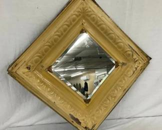 ORNATE VINTAGE BEVELED MIRROR