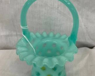 7" FENTON COIN DOT BASKET