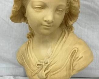 18" SIGNED PIANO BUST