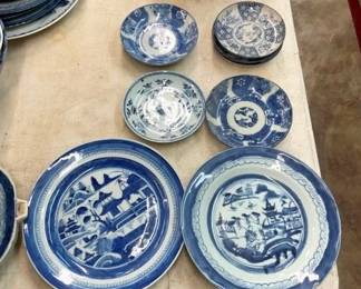 COLLECTION EARLY BLUE WARE CHINA