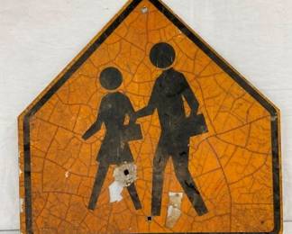 STREET CROSSING SIGN 30X29