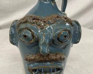 SIGNED SHELTON 9" FACE JUG