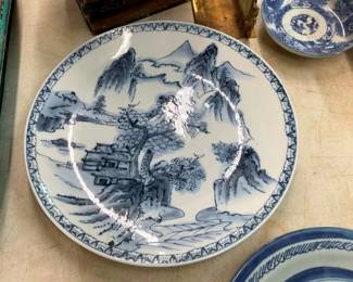 CHINESE BLUE CHARGE PLATE