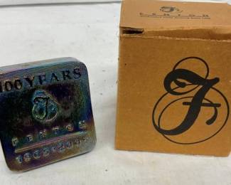 FENTON 100YRS 1905-2005 COUNTER SIGN 3"