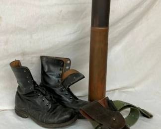 MILITARY BOOTS, SHELL ART,US HOLSTER