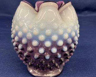 4" FENTON HOBNAIL ROSE BOWL
