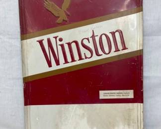 EMB. WINSTON SIGN 17 1/2X27