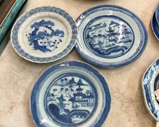 CHINESE BLUE SAUCERS AND OTHERS
