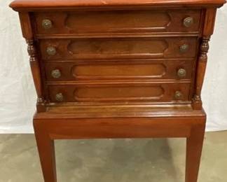 4 DRAWER SPOOL CABINET ON STAND