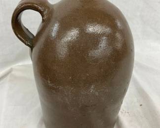 1G. 1800'S SALT GLAZE JUG (GA?)