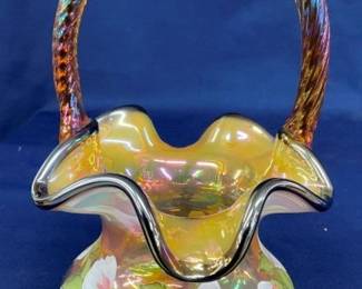 8" FENTON ARTIST SIGNED