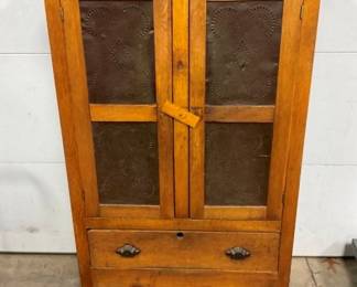 OAK 8 TIN PIE SAFE