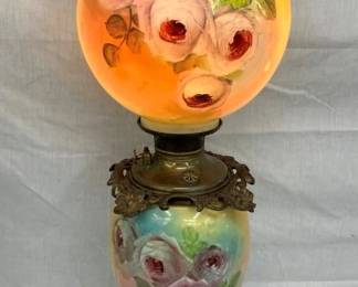30" GONE W/ WIND PARLOR LAMP