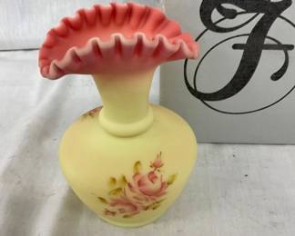 FENTON GLASS W/ ORIG. BOX