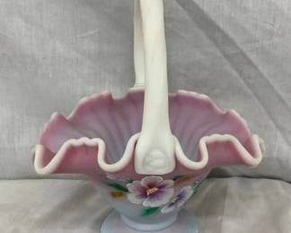 10" ARTIST SIGNED FENTON CARNIVAL